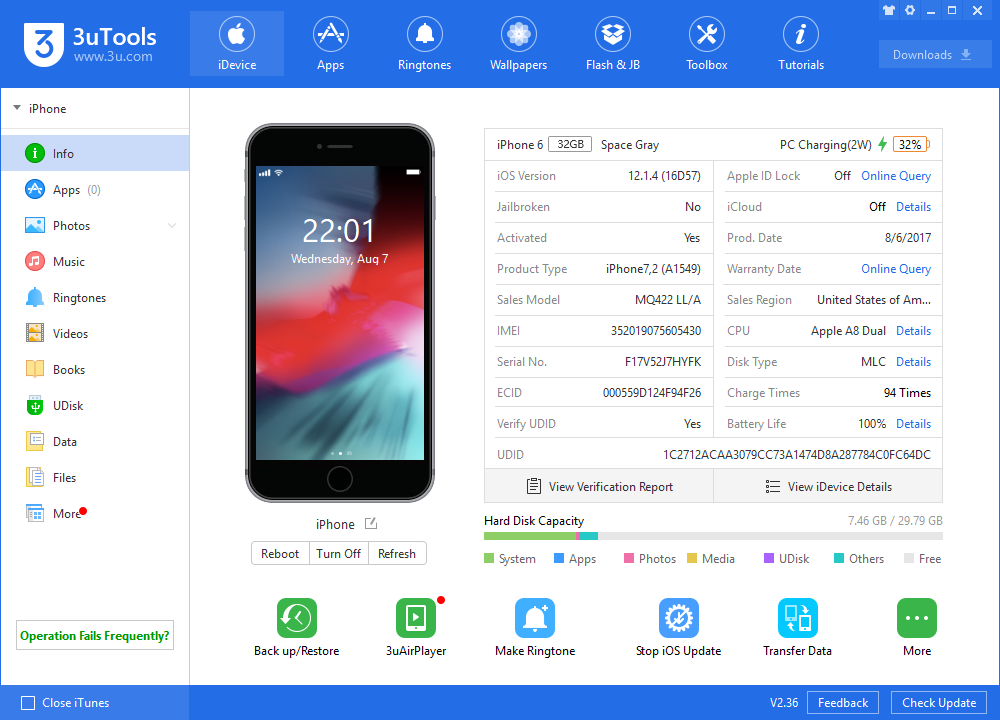 3utools 7. 3utools iphone 12 64 GB. 3utools iphone XR копия. Проверка айфона 3utools. 3utools отчет.