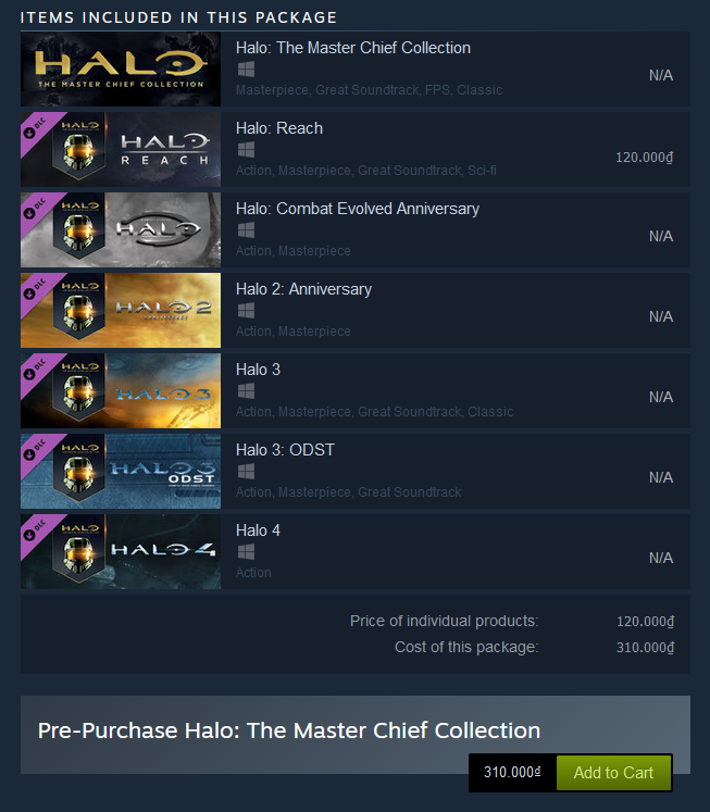 Master chief collection steam